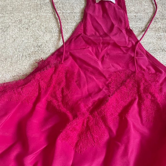 Cami NYC Pink Lace Trim Camisole - Picture 4 of 8